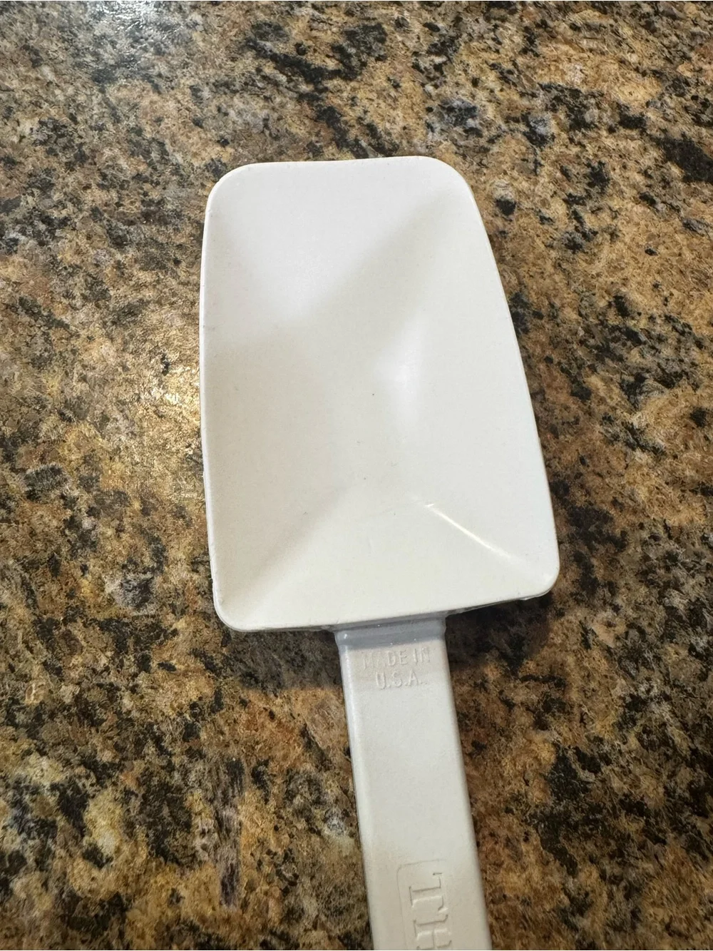 Pampered Chef Mix N Scraper White Silicone Spatula Kitchen Tool Made in USA